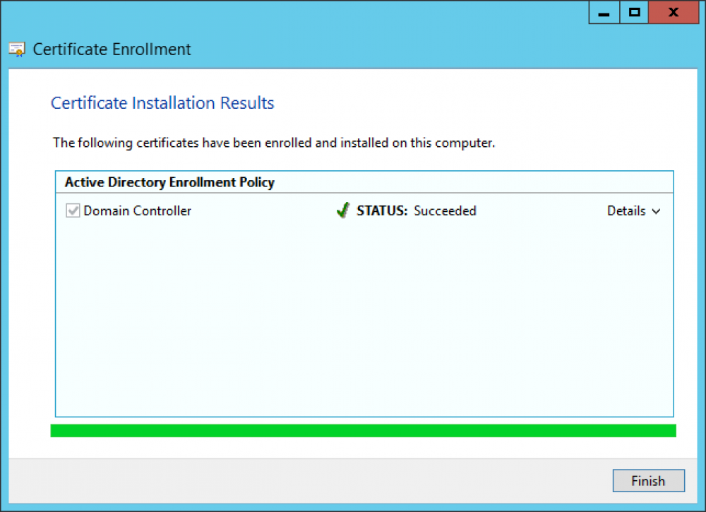 installations results