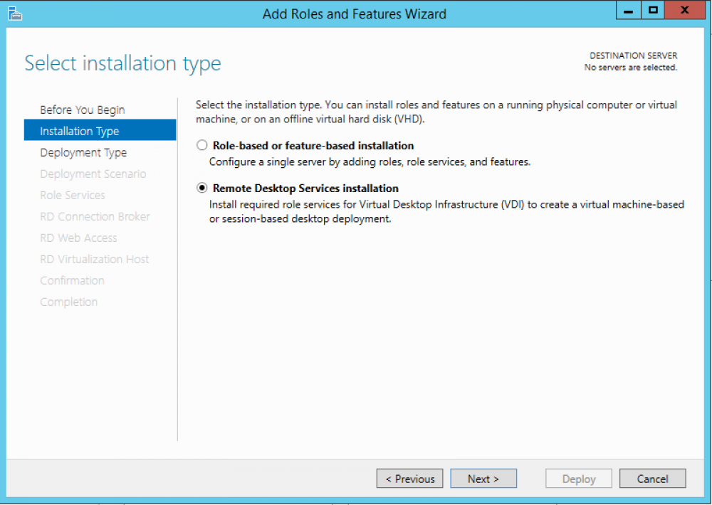 installation type