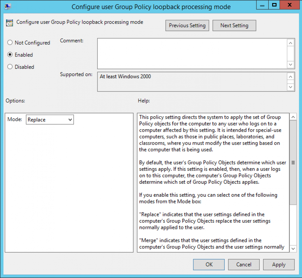 loopback procesing