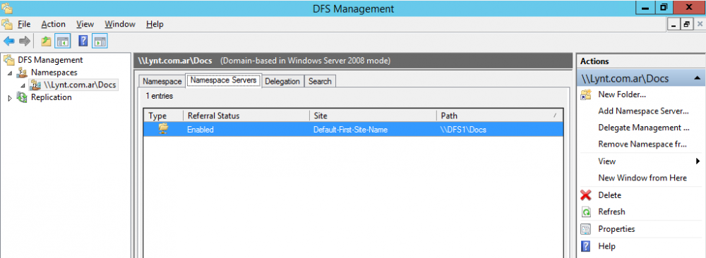 dfs management
