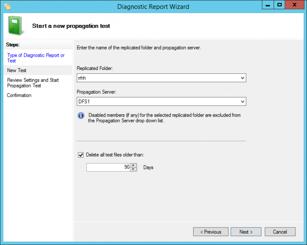 new propagation test